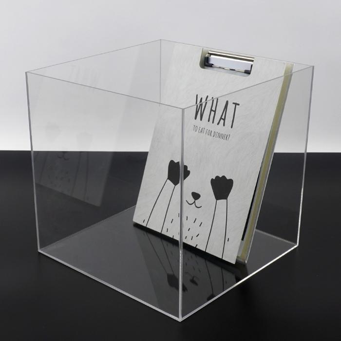 DistributorWiz 300 Clear Multi-purpose Acrylic Open Box Acrylic Display Shelf Clear Open Box Z4389 (