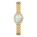 Official Import Tory Burch TBW6034 (The Oval) Oval Mother-of-pearl Women's Metal Watch