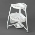 OurLiving 3-tier drip-proof corner dish rack bowl holder Z2 (white) (28269459)