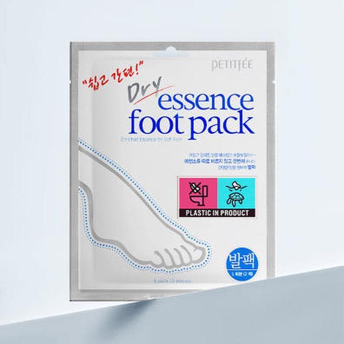 Petitfe Dry Foot Pack 8g x 5 (10 sheets set) - Non-sticky foot pack moisturizer for keratin care x3S