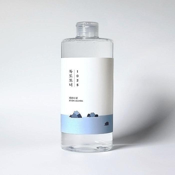 RoundLab 1025 Dokdo Toner 500ml Soothing Moisturizing Mask Large Size x3 SET (SH)