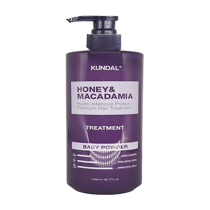 Kundal Honey & Macadamia Hair Treatment Baby Powder 1.058L x2 SET (SH)