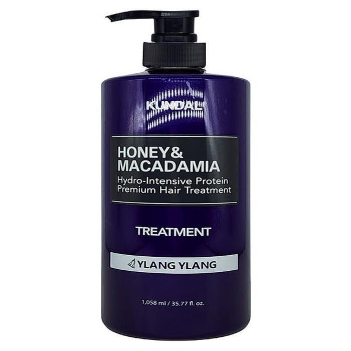 Kundan Honey And Macadamia Hair Treatment Ylang Ylang 1.058L 3SET