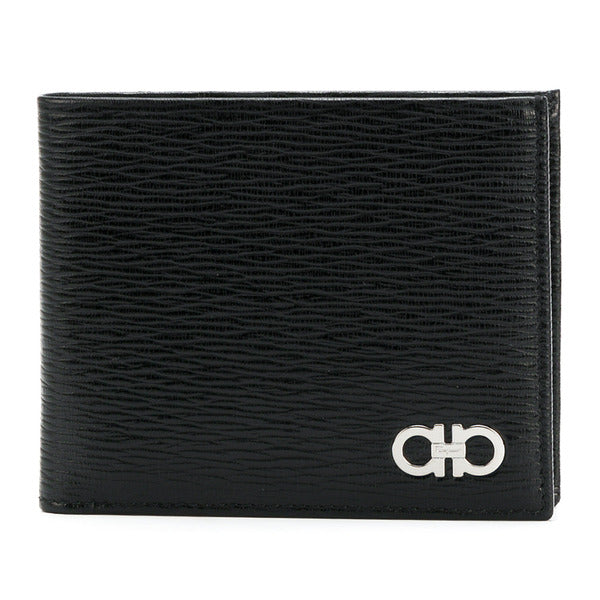 Salvatore Ferragamo Ganzini Wallet Black 66A063 685956
