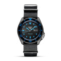 Seiko 5 Men's Black Blue Automatic NATO Watch SRPD81K1