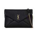 Saint Laurent Cassandra Small Chain Black Women's Shoulder Bag 855569 AACYT 1000