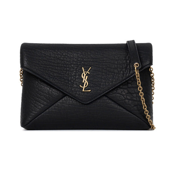 Saint Laurent Cassandra Small Chain Black Women's Shoulder Bag 855569 AACYT 1000
