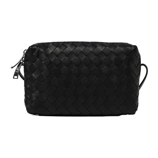 Bottega Veneta Intrecciato Black Women's Crossbody Bag 597329 V3UH3 8803