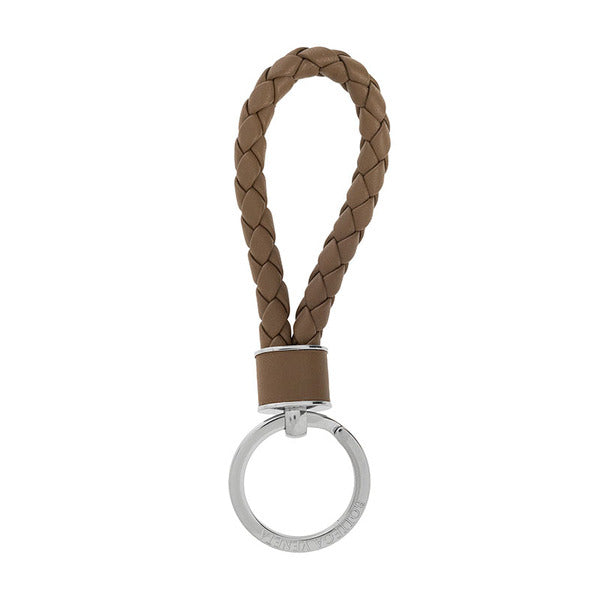 Betagagiven Intrecciato Brown Shared Keyring 709727 VMAY1 2521