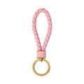 Bottega Veneta Intrecciato Pink Shared Keyring 651820 V0HW1 2588