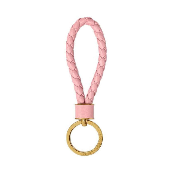 Bottega Veneta Intrecciato Pink Shared Keyring 651820 V0HW1 2588