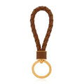 Bottega Veneta Intrecciato Brown Unisex Keychain 651820 V0HW1 2588
