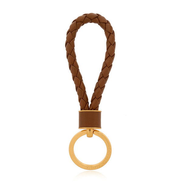 Bottega Veneta Intrecciato Brown Unisex Keychain 651820 V0HW1 2588