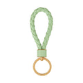 Bottega Veneta Intrecciato Freshmint Shared Keyring 651820 V0HW1 1861