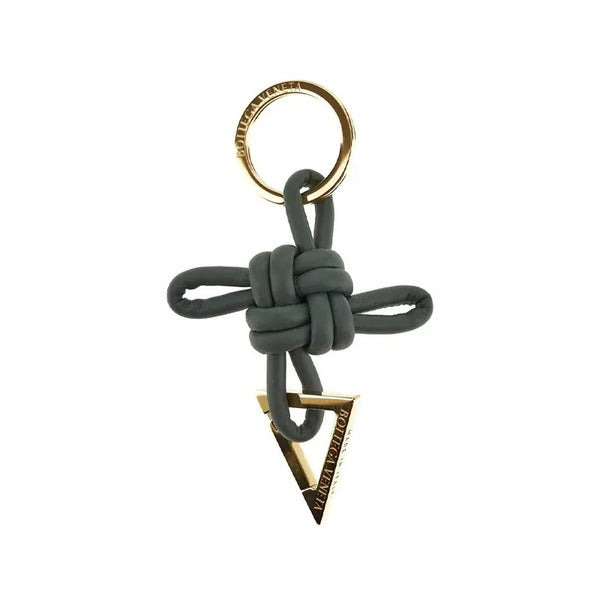 Bottega Veneta Triangle Napa Aloe Keychain 619100 V0050 3198