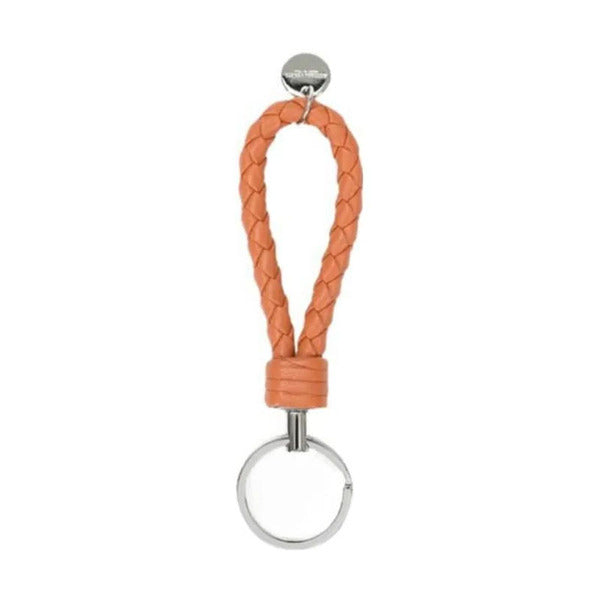 Bottega Veneta Intrecciato Orange Common Keyring 113539 V0HW1 7630