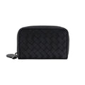 26SS Bottega Veneta Intrecciato Zip Black Shared Wallet 114075 V3UN1 1275