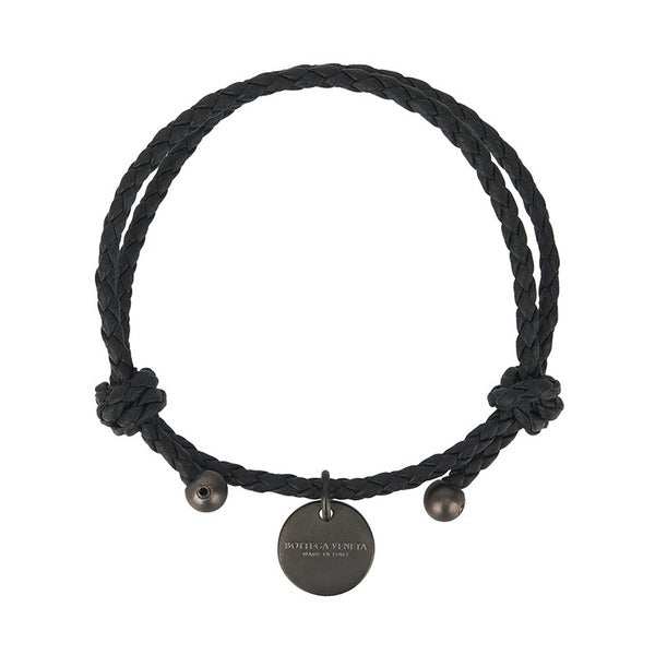 26SS Bottega Veneta Intrecciato Black Unisex Bracelet 339580 V3UN1 1275