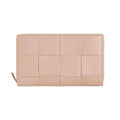 Bottega Veneta Cassette Zipper Pink Women's Long Wallet 750259 VCQC1 6917