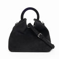 Eleem BAOZI suede leather tote bag SUEDE BLACK
