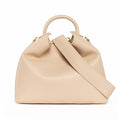 Ellem RAISIN PEBLLED LEATHER TOTE BAG NUDE