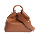 Elem RAISIN Leather tote bag LEATHER COGNAC