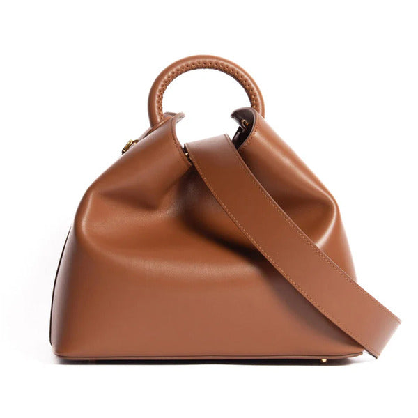 Elem RAISIN Leather tote bag LEATHER COGNAC