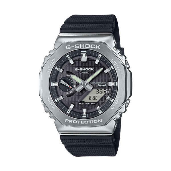 Ziwatch GBM-2100-1A Genuine Oak Metal Cover Tough Solar Men's Analogue Electronic Watch
