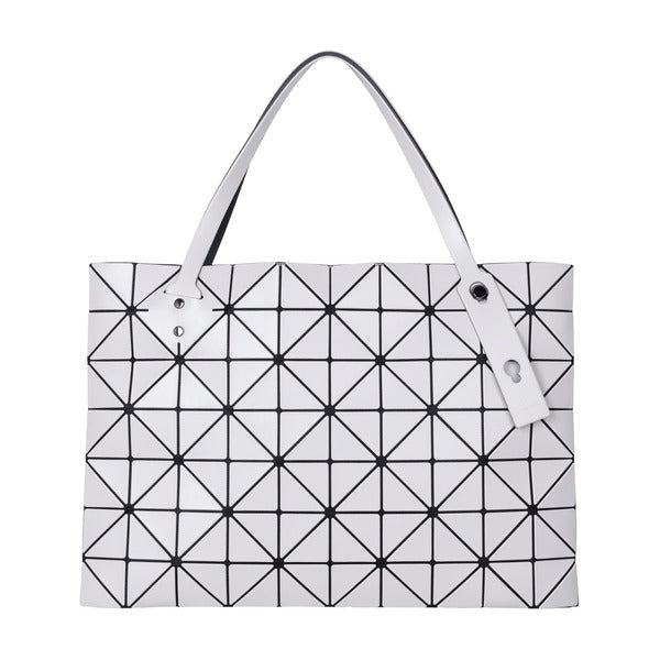 Issey Miyake Baobab Lock Matte Light Gray Women's Shoulder Bag BB58 AG401 11
