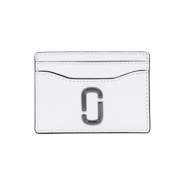 MarkJacobs Two-Tone Utility Snapshot Black White Women's Card Wallet 2F3SMP064S07 005