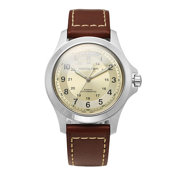 Hamilton H64455523 Khaki Field King Men's Leather Watch