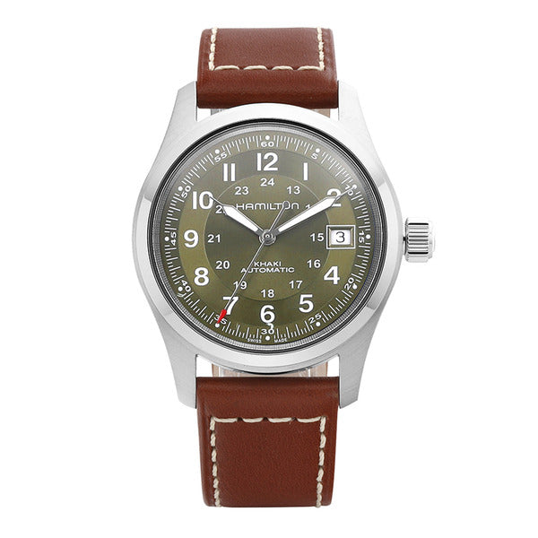 Hamilton H70455560 Khaki Field Men's Leather Watch