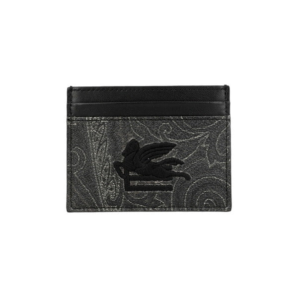 Etro MP2E0001AA012 Paisley Jacquard Pegasus Wallet