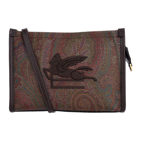 Etro WP2C0014AA001 M0019 Paisley Jacquard Arnica Clutch Shoulder Bag