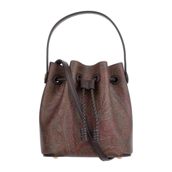 Etro WP1E0009AA001 M0019 Paisley Jacquard Arnica Mini Bucket Shoulder Bag
