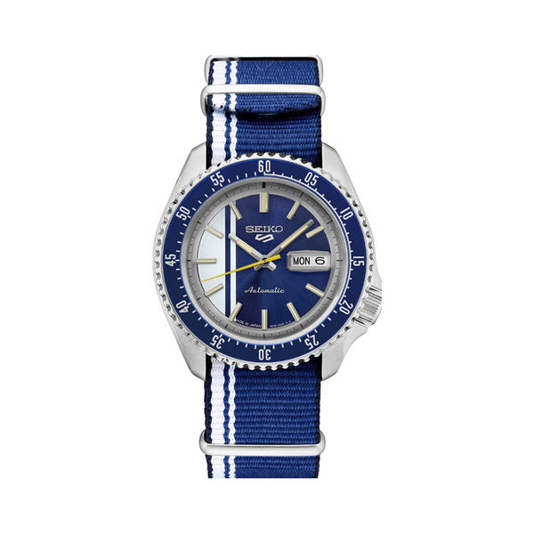 Seiko 5 Blue Dial NATO Band Men's Watch SRPK69