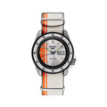 Seiko 5 Sports Dive Silver Dial NATO Band Men's Watch SRPK73