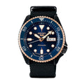 Seiko Seiko5 Men's Blue Black NATO Watch SBSA098