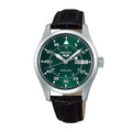 Seiko Seiko5 Men's Green Brown Automatic Leather Watch SRPJ89K1
