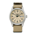 Seiko Seiko5 Men's Beige Automatic NATO Watch SRPJ83K1