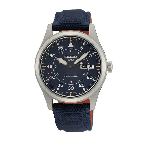 Seiko Seiko5 Men's Blue Automatic NATO Watch SRPH31K1
