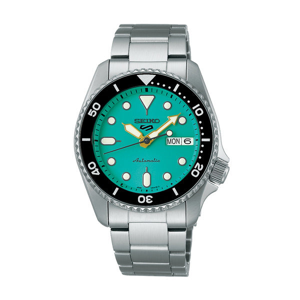 Seiko men's mint silver automatic metal watch SRPK33K1