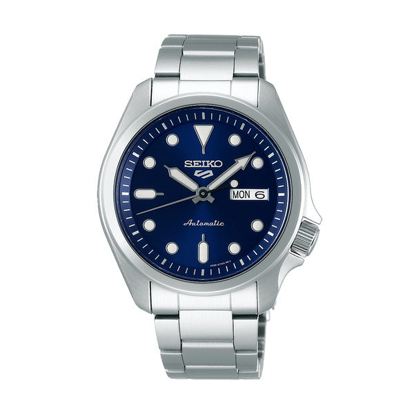 Seiko Men's Silver Blue Automatic Metal Watch SRPE53K1