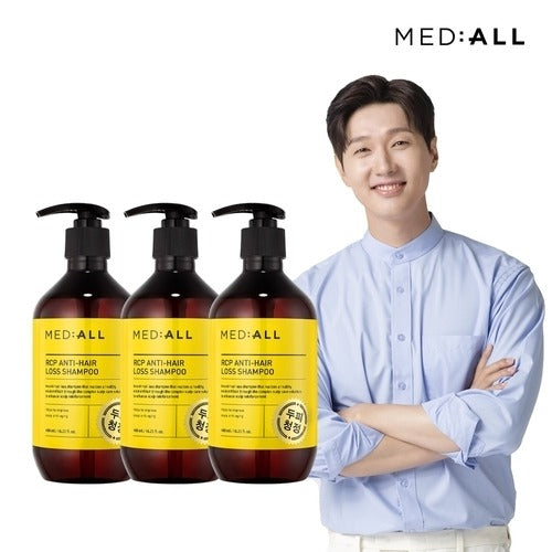 Mediol Scalp Purifying Anti-Hair Loss Dandruff Relief Mildly Acidic Shampoo 480ml 3 Count Select 1 f