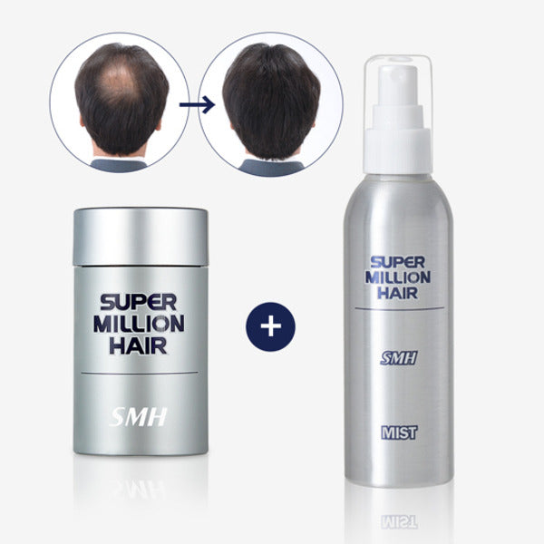 SuperMillionHair [Direct Import Finished Product] SuperMillion Hair Cover Black Hair1+Special Mist1