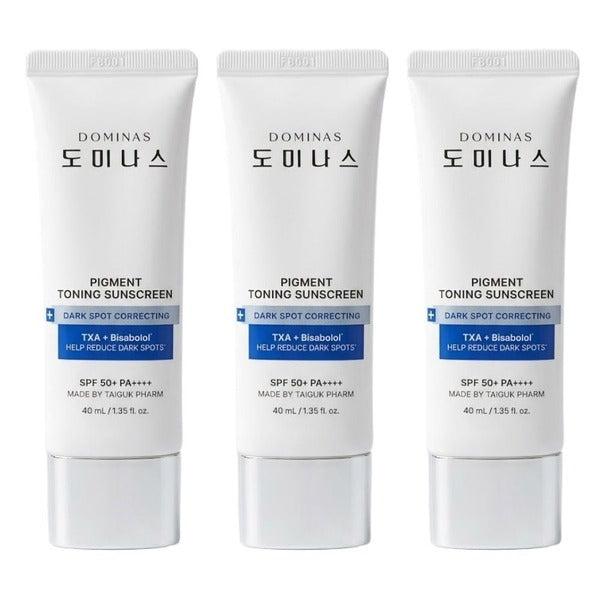 Dominaas Toning Sunscreen Lotion 40ml x3