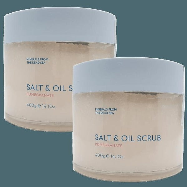 KTR Shopping Secret Salt & Oil Scrub Pomegranate 400g x2