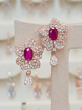 Intercru Volare Ruby Garden Cubic Silver Earring SSS1882