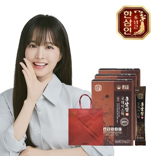 Hansamin Nonghyup Red Ginseng Hansamin Red Ginseng Good Day Stick 10ml 100 sticks 3 sets+shopping ba