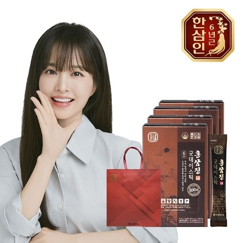 Hansin NongHyang Ginseng GoodDayStick 10ml x 100 x 4 Sets + Shopping Bag 734061